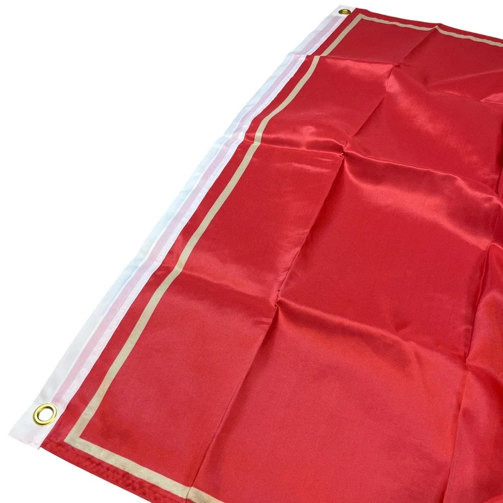 Pi Kappa Alpha Fraternity Flag 3x5 Red Gold Pikes Coat of Arms Greek Decor NEW